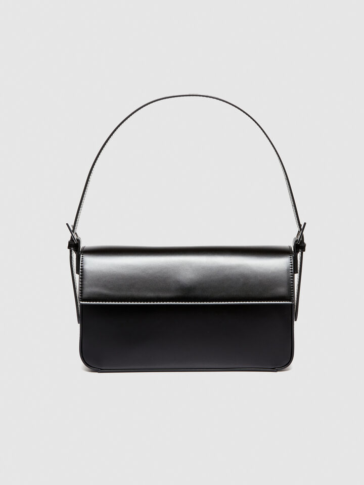 Shoulder bag with chain - null - Black | Sisley image number 2